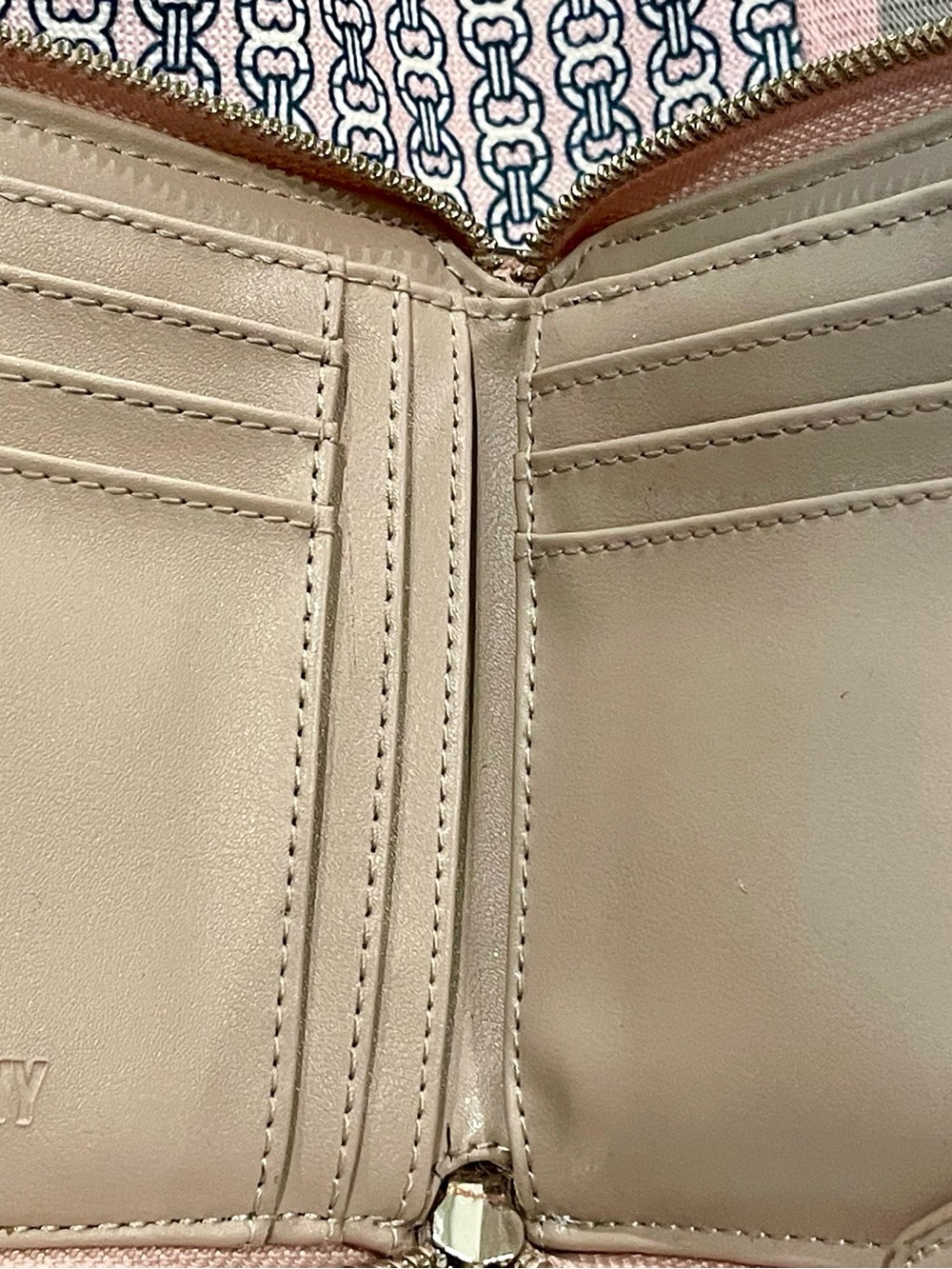 Tory Burch Pink Chain-Print Shoulder Tote with Stripe Detail—FREE WALLET!! - Picture 7 of 7